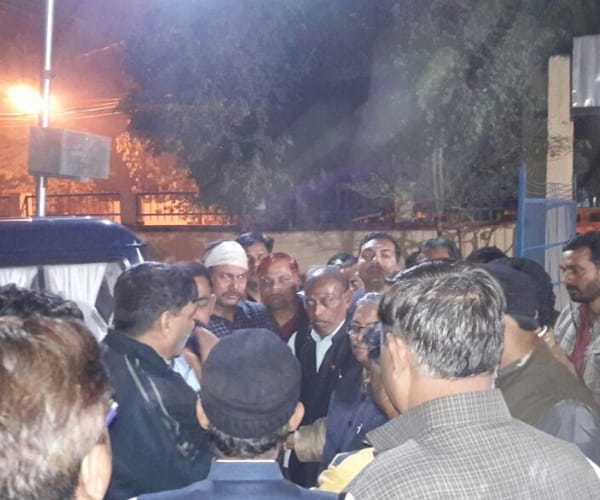 A lawyer attacked in Lucknow.