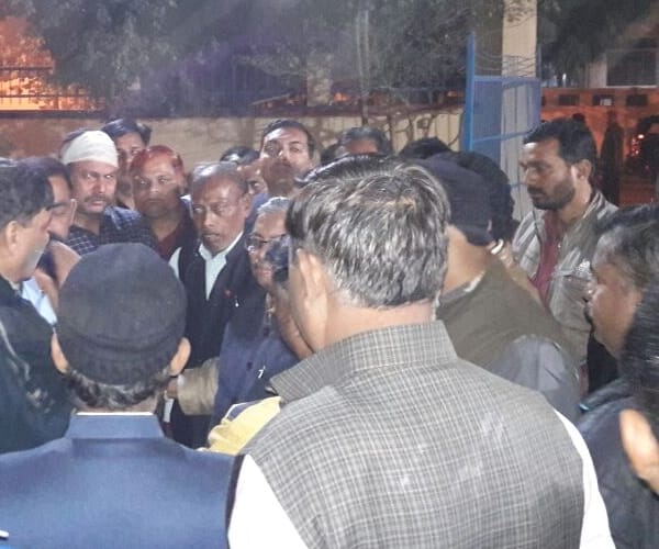 A lawyer attacked in Lucknow.