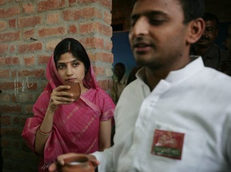 dimple yadav from a beloved, wife  to politician