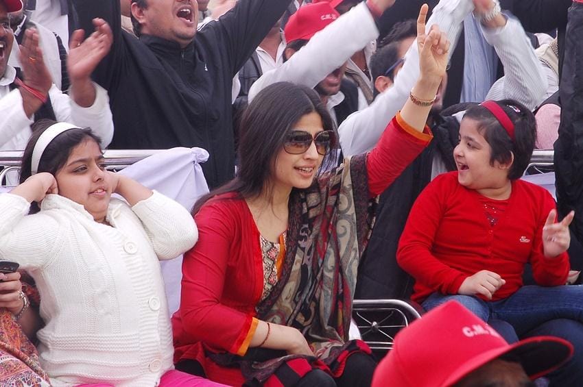dimple yadav from a beloved, wife  to politician