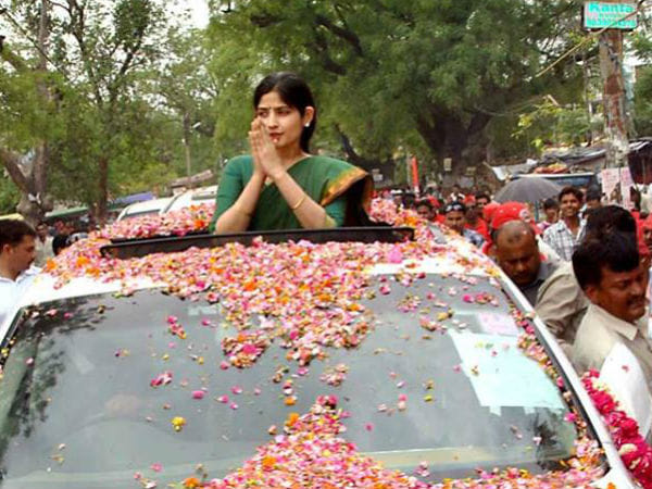 dimple yadav from a beloved, wife  to politician