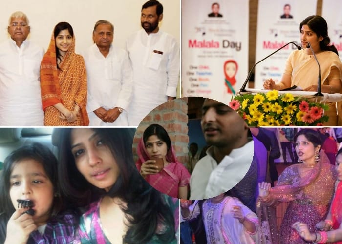 dimple yadav from a beloved, wife  to politician