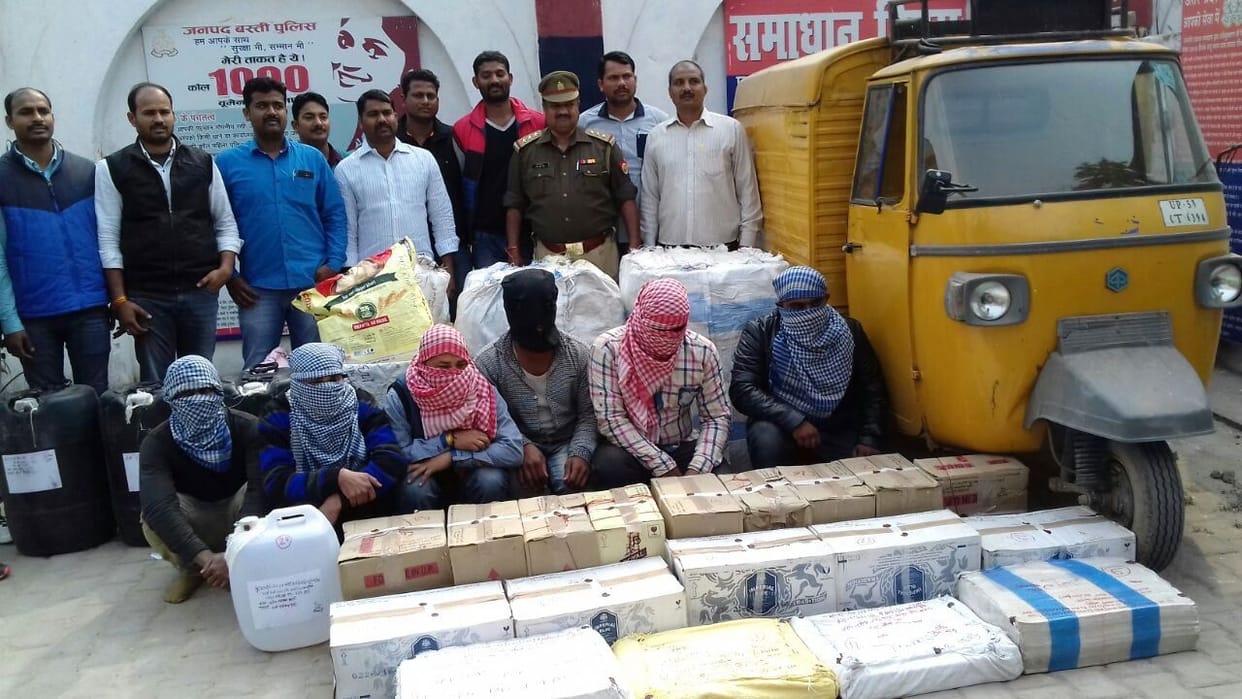 Jaiswal holding gang henchmen