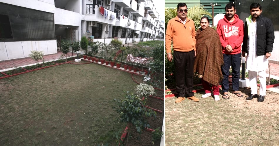 Sharma ji from Chandigarh, who maintain his garden own