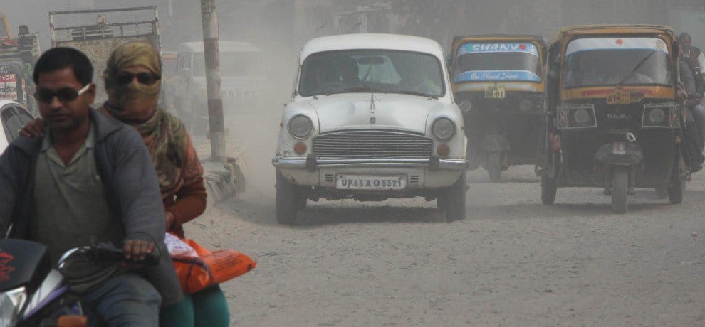 air pollution is varanasi more than delhi