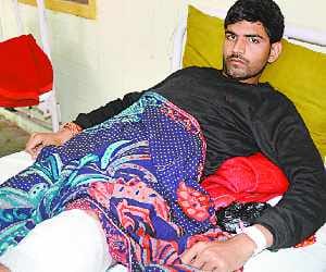 Village head's brother shot, serious