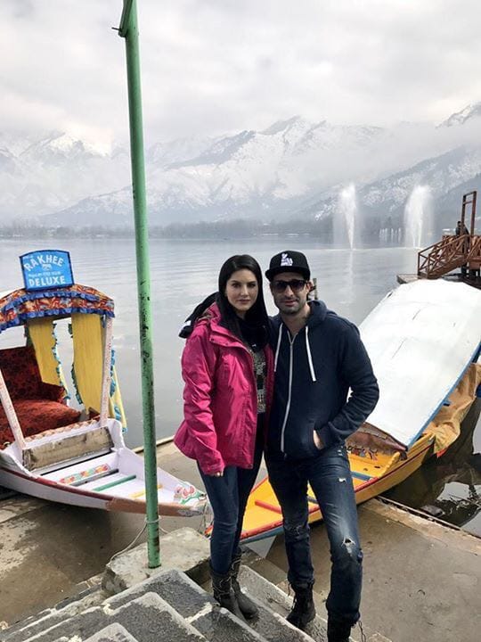 Sunny leone shares images of her kashmir journey