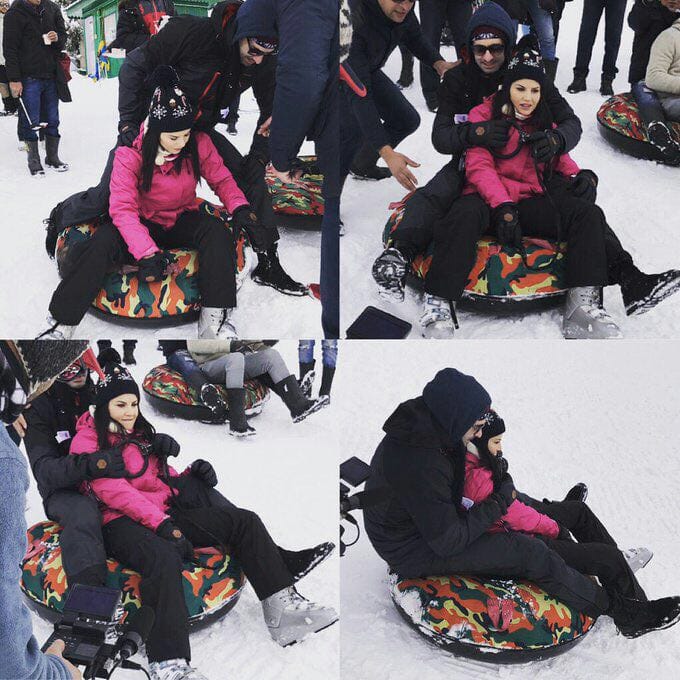 Sunny leone shares images of her kashmir journey