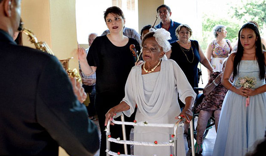 Woman Engages At The Age Of 106 With Groom Aged 66 In Brazil