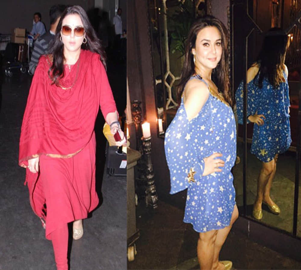 Is Preity Zinta pregnant ? Pics reveal all