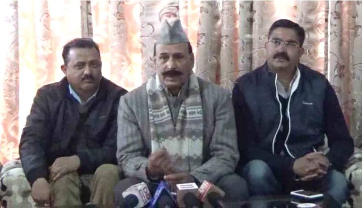 BJP MLA Ravindra Ravi Target CM Virbhadra Singh.