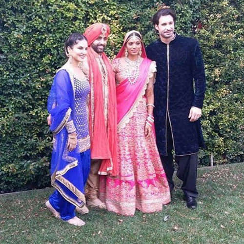 sunny leone's hot bhabhi in social media