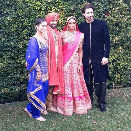 sunny leone's hot bhabhi in social media