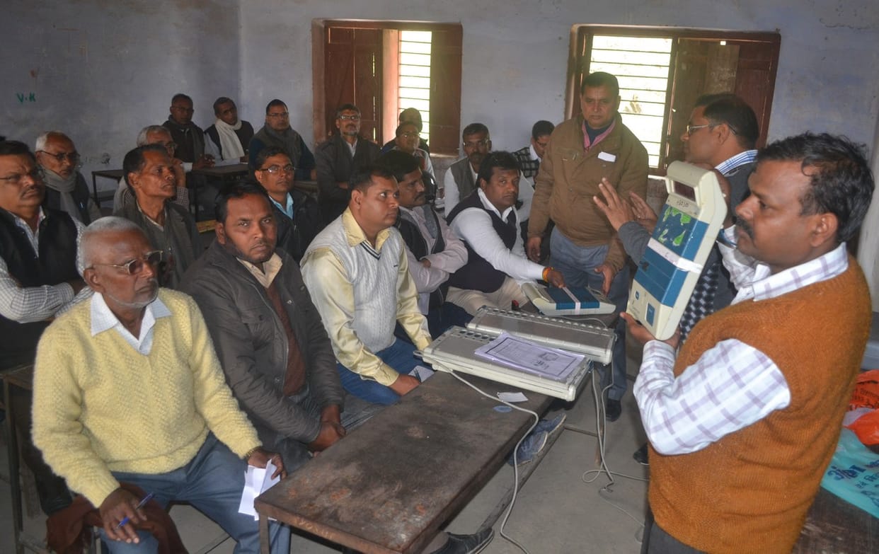 Three polling personnel are absent, suspended