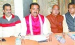 मुजफ्फरनगर में प्रेस वार्ता करते केशप प्रसाद मौर्य।