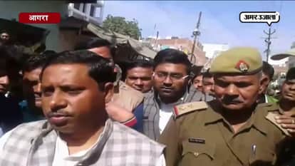 Attack on BJP candidate during election campaign in Agra