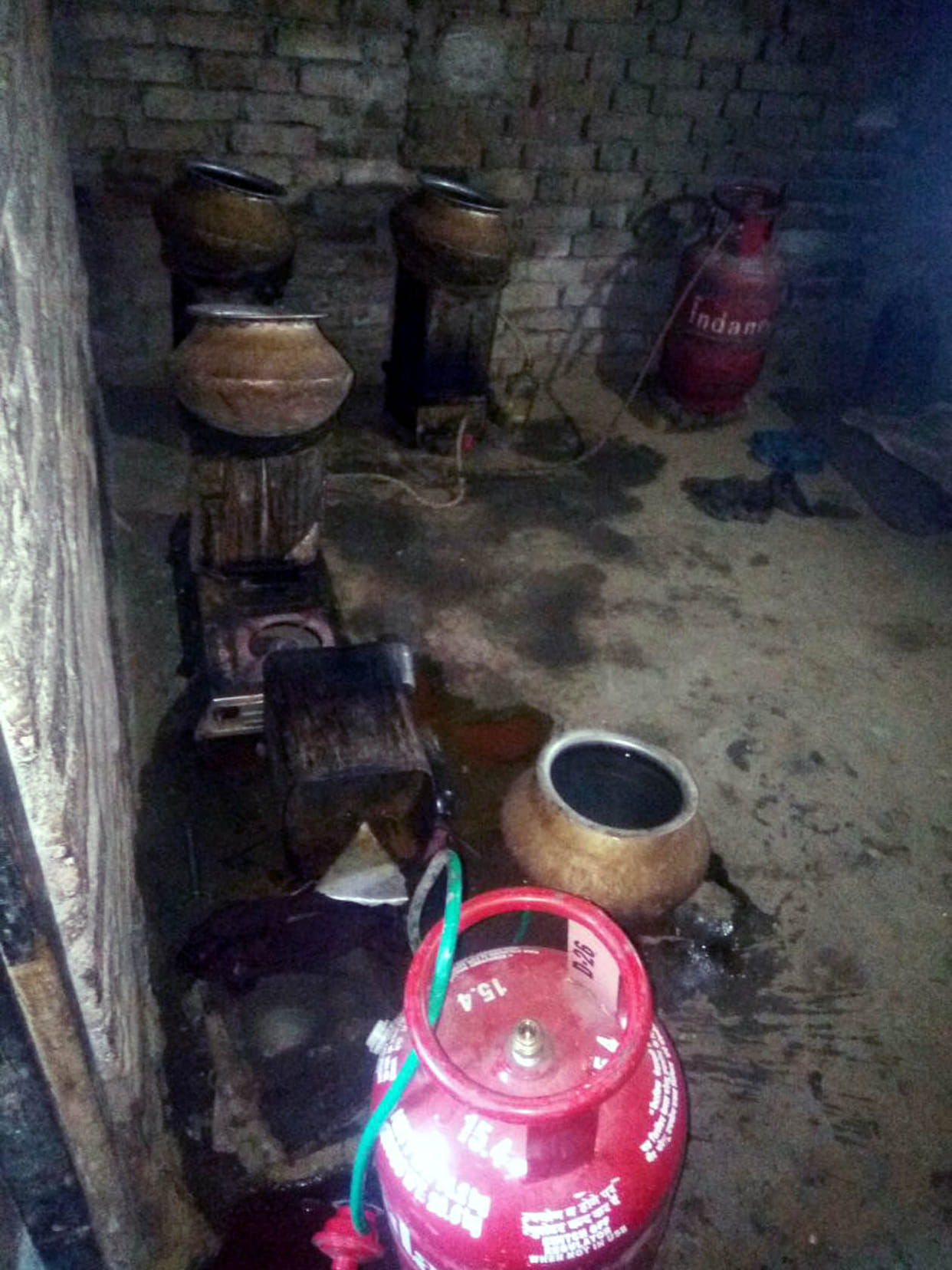 Brohia the house of the massive amount of raw liquor recovered
