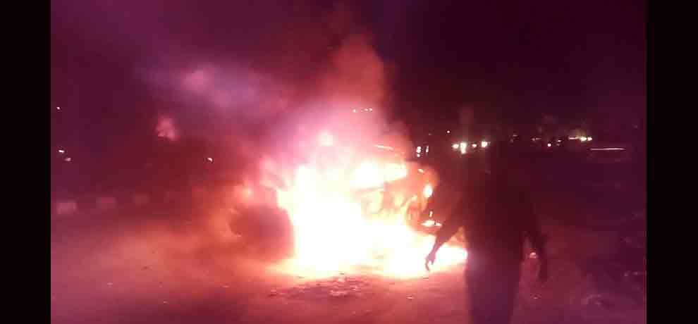 11 houses were destroyed in the Chandal
