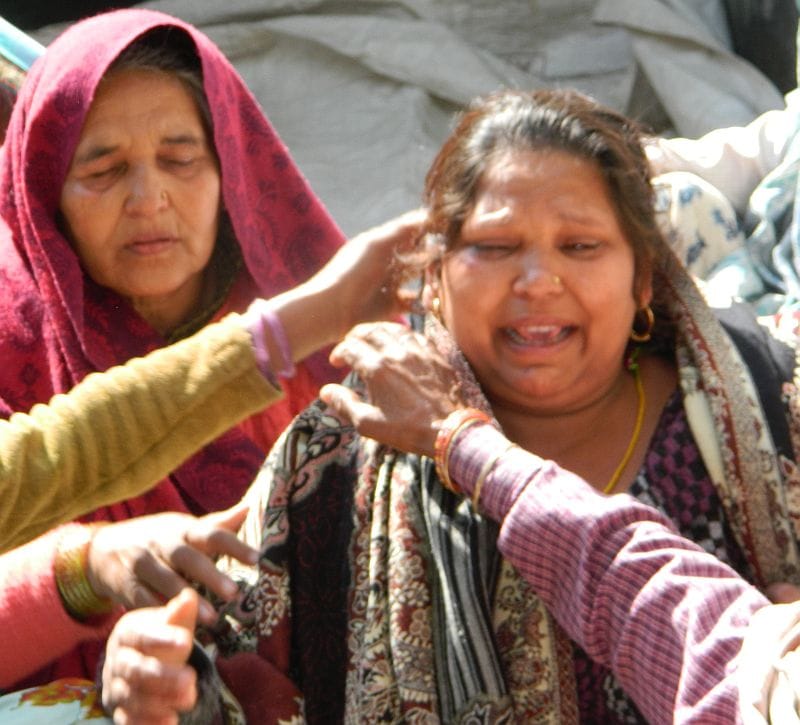 Vinod's native village in Shpani weeds