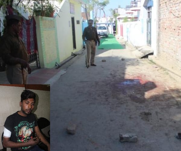  A man attacked for money in Lucknow.