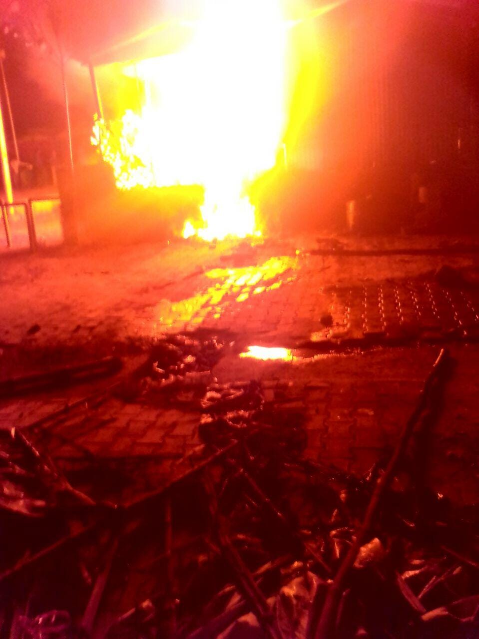 Destroyed three houses and seven Duukanen