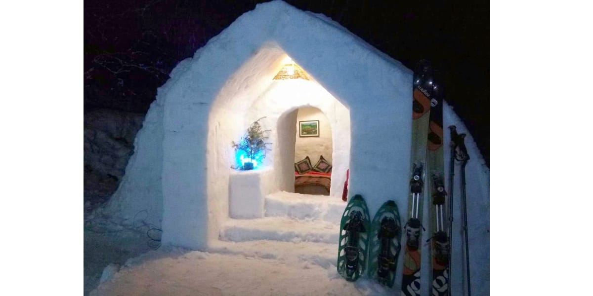 India first Igloo in Manali Himachal Pradesh