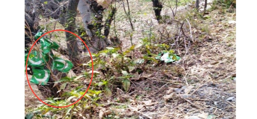 pakistan flag found in chamba