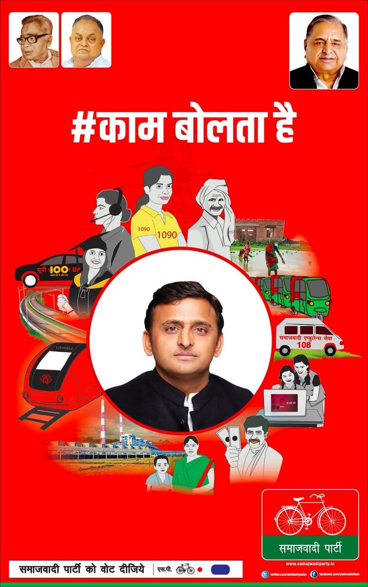 UP Election electoral slogans and posters boom on social media, view photos