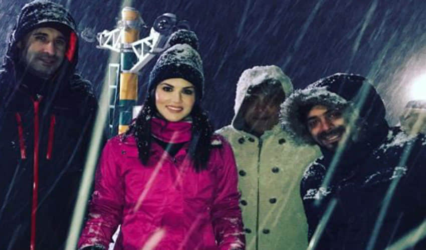 sunny leone celebrate her vacation with husband