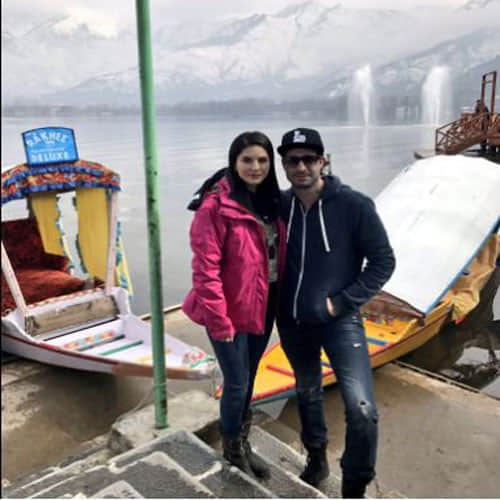 sunny leone celebrate her vacation with husband