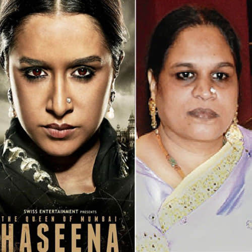 shraddha kapoor doing heavy make up before the shooting of haseena