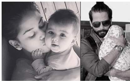 Shahid KAPOOR introduces daughter Misha to the world