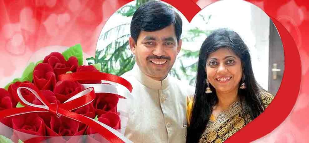 valentine special: bjp leader shahnawaz hussain took 9 years to propose her love