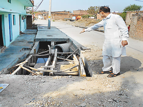 Open drains are courting death