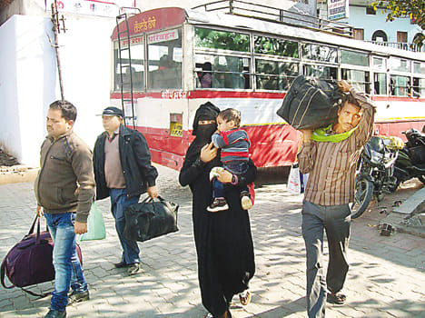 The problem is lack of passengers grew Buses