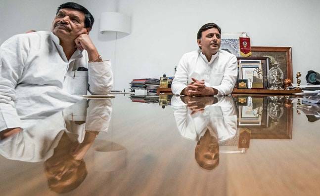 dimple yadav not given place to father in law shivpal yadav