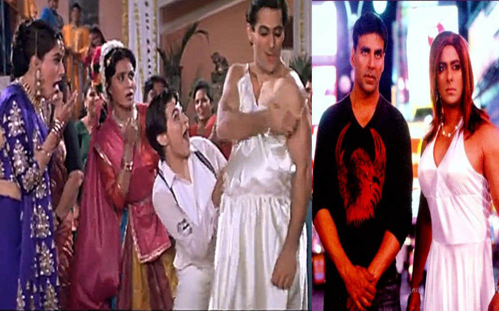When actors cross-dressed as women for their films