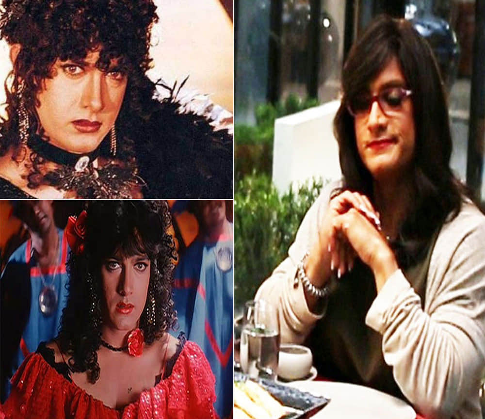 When actors cross-dressed as women for their films