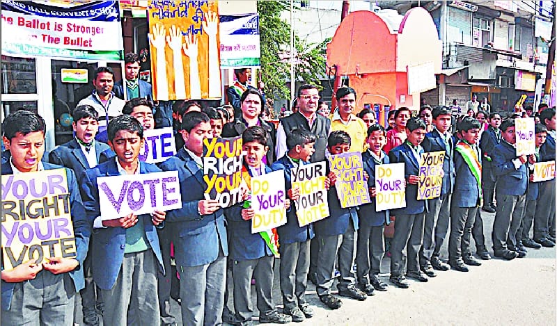 Leave all the work undertaken in order to vote