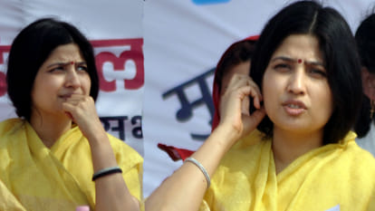 Dimple Yadav rally in azamgarh