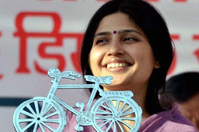dimple apeal to voters ride on cycle