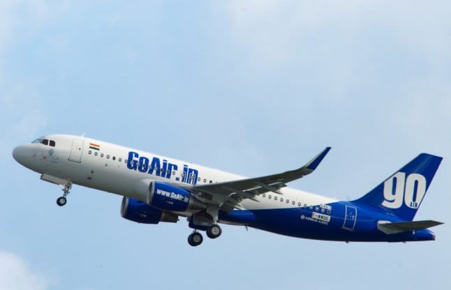 emergency landing of GoAir flight in Delhi due to fire