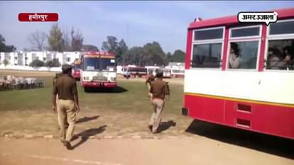 police parties reaches Firozabad  for up election 2017 