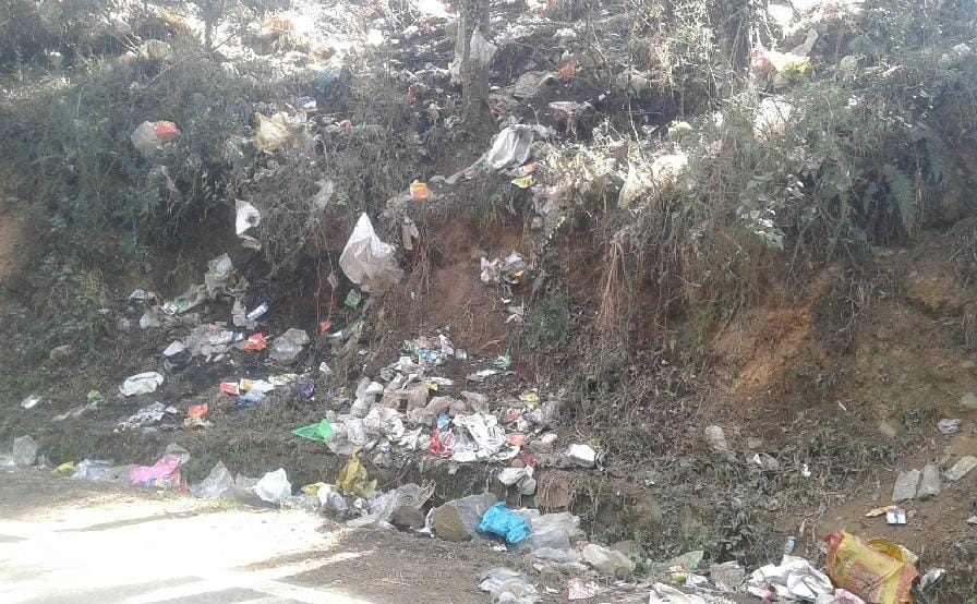 Lohaghat spread garbage