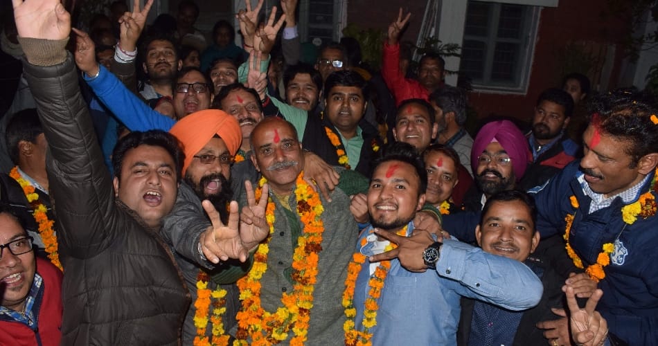 PU non-teaching association, Deepak kaushik group win