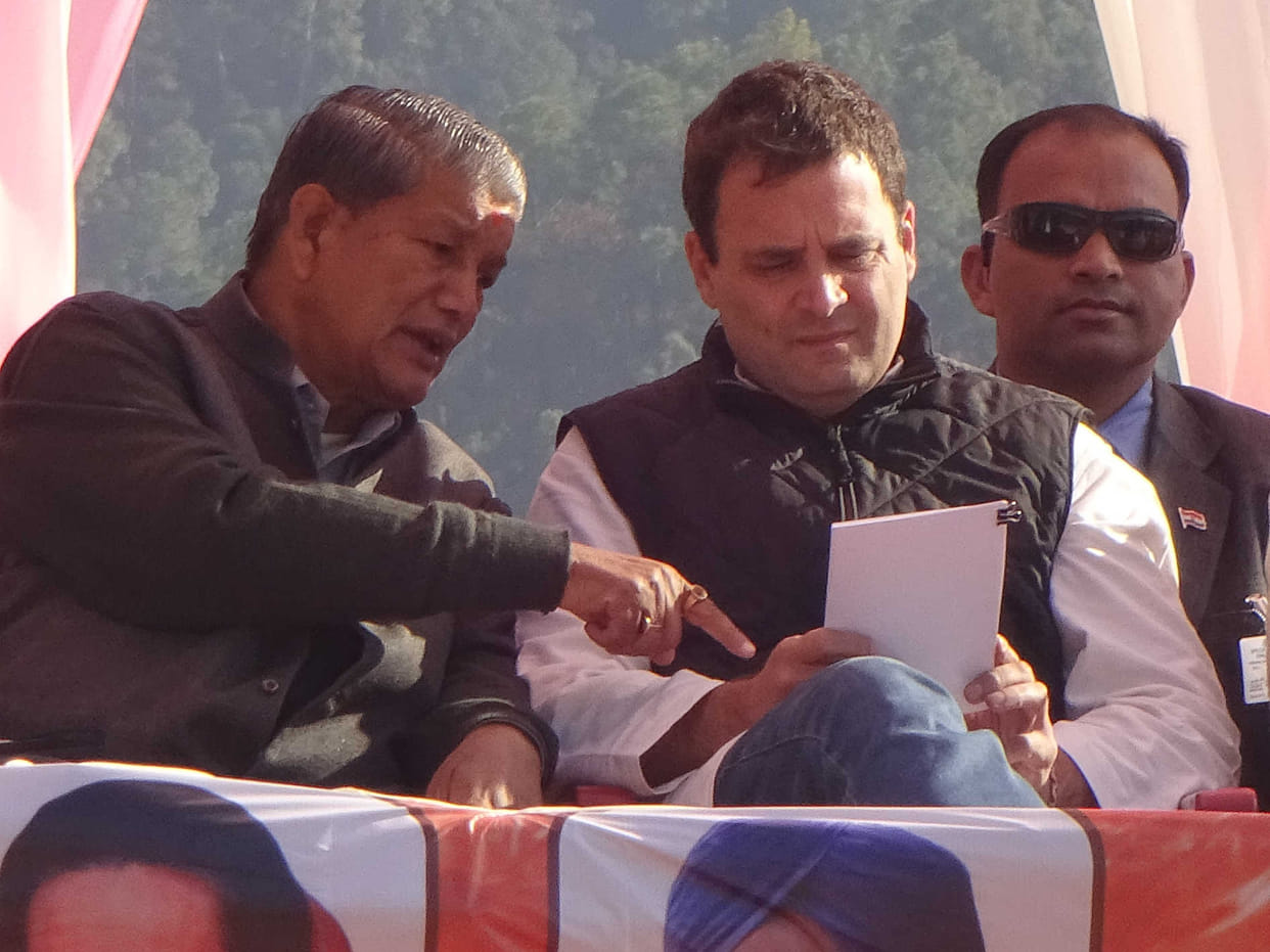rahul and cm rawat did not pick local issue.