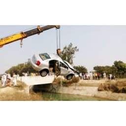 sonipat, road accident, old woman dead