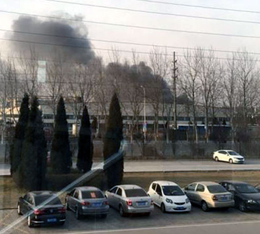 samsungs battery factory caught on fire in china