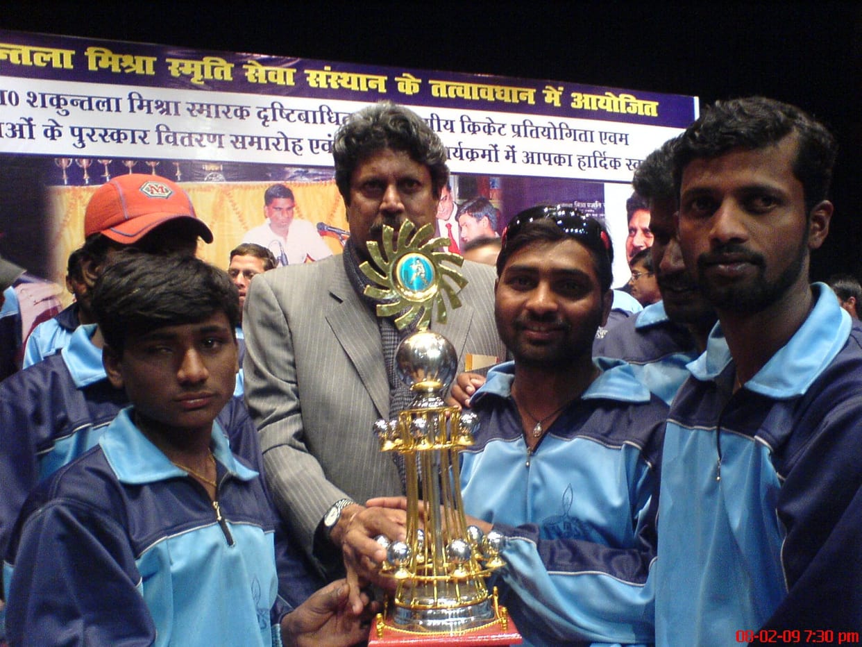 Former Captain Blind Cricket Team Is Looking for a Job 
