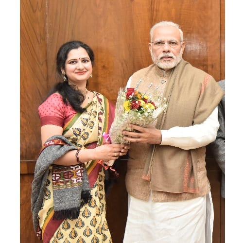 Kathak dancer Shruti Gupta met Prime Minister Narendra Modi